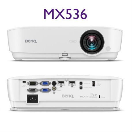 VIDEOPROYECTOR BENQ MX536  1024 x 768 XGA 5500Hora(s) Normal Mode - 7000Hora(s) Economy Mode - XGA - 20 000:1 - 4000lm - HDMI - 