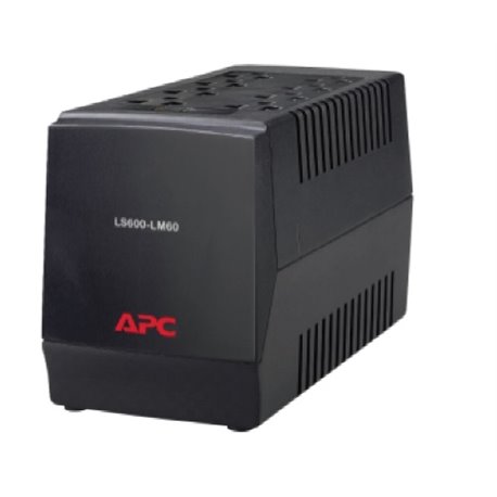 REGULADOR APC LS600-LM60 600VA/ 300W AVR 8 NEMA5-15 REGULADOS ATERRIZADOS ALTO VOLTAJE 120V 60Hz