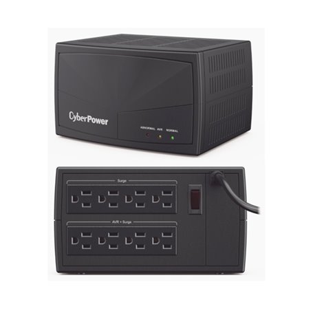 REGULADOR CYBERPOWER CL1000VR 1000VA/500W 8 NEMA5-15R (4 AVR+SUP Y 4 SUP) 245 JOULES FILTRACION EMI Y RFI
