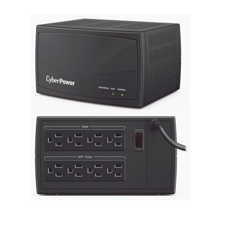 REGULADOR CYBERPOWER CL1500VR 1500VA/750W 8 NEMA5-15R (4 AVR+SUP Y 4 SUP) 245 JOULES FILTRACION EMI Y RFI