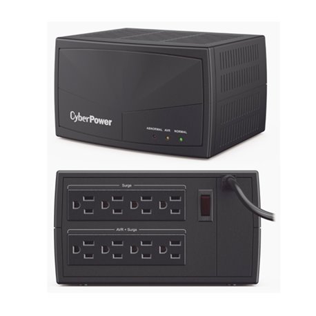 REGULADOR CYBERPOWER CL2000VR 2000VA/1000W 8 NEMA5-15R (4 AVR+SUP Y 4 SUP) 245 JOULES FILTRACION EMI Y RFI