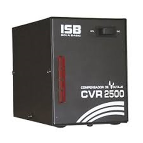 REGULADOR SOLA BASIC CVR-2500-EE 2500 VA 2 HP 1 CONTACTO PARA REFRIGERADOR