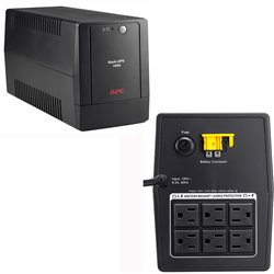 UPS/REGULADOR APC BX1000L-LM 1kVA / 600W AVR LAM 120V 6 NEMA 5-15R CON RESPALDO DE BATERIA