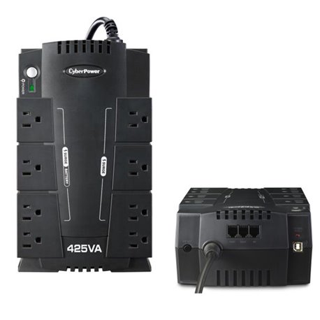 UPS STANDBY CYBERPOWER CP425SLG 425VA/ 255W 8 NEMA 5-15R (4 C/PROTECCION BAT) PTO USB COMUNICACION