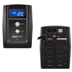 NO BREAK CYBERPOWER OM750ATLCD - 750 VA/375 WTORRE - 19 MINUTO(S) - 120 V AC - 120 V AC - 6 X NEMA 5-15R
