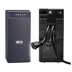 UPS TRIPPLITE 1000VA / 500W TORRE 8 NEMA5-15R 6 CON PROTECCION BATERIA Y 2 CON SUPRESION PICOS PUERTO USB