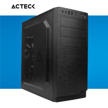 GAB ACTECK MILAN ELITE ATX GM470 MEDIA TORRE USB 3.0 FUENTE 500W 1 VENT