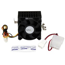 VENTILADOR STARTECH PARA  CPU SOCKET 7/370 DE 50X50X41MM CON DISIPADOR DE CALOR Y CONECTORES TX3 Y LP4 STARTECH FANP1003LD