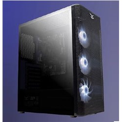 GABINETE GAMER NACEB ZED FULL ATX RGB 3 VENTILADORES NEGRO