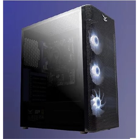 GABINETE GAMER NACEB ZED FULL ATX RGB 3 VENTILADORES NEGRO
