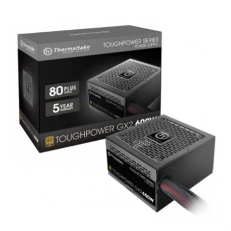 FUENTE THERMALTAKE 600W TOUGHPOWER GX2 80 PLUS GOLD  24-PINES ATX  140MM