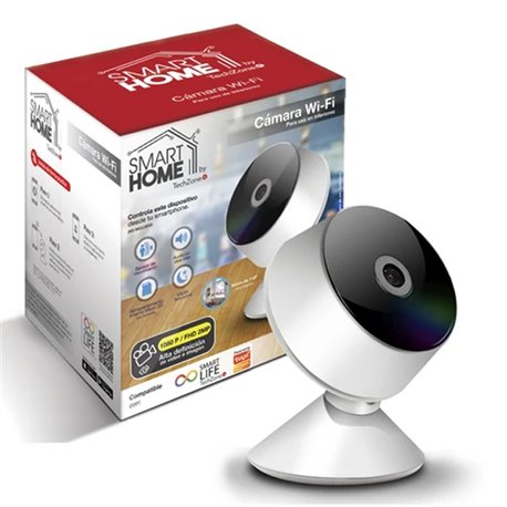 CAMARA INTELIGENTE IP INTERIOR TECHZONE 1080P AUDIO 2 VÍAS Y VISIÓN NOCTURNA