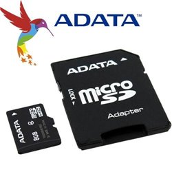 MEMORIA ADATA 8GB MICRO SD CLASE 4
