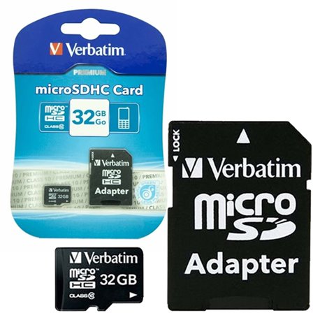 MEMORIA VERBATIM 32GB VB44083 MICRO SD CLASE 10