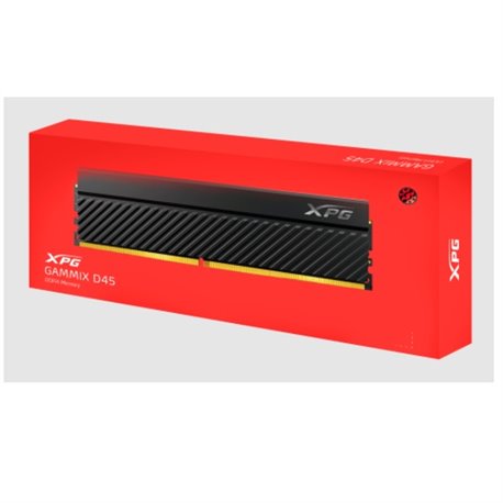 MEMORIA ADATA 16GB DDR4 3600MHZ XPG D45 GAMMIX DISIPADOR ALUMINIO NEGRO AX4U360016G18ICBKD45
