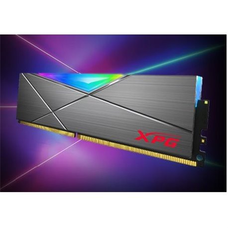 MEMORIA ADATA 16GB DDR4 3200MHZ XPG D50 RGB SPECTRIX DISIPADOR GRIS AX4U320016G16A-ST50