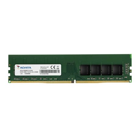 MEMORIA ADATA 8GB DDR4 2666 MHZ U-DIMM AD4U26668G19-SGN