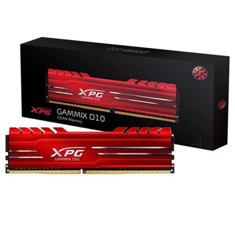 MEMORIA ADATA 8GB DDR4 3200MHZ XPG GAMMIX D10 ROJO AX4U32008G16A-SR10