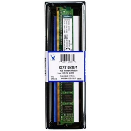 MEMORIA KINGSTON 4GB DDR3 1600MHZ KCP316NS8/4