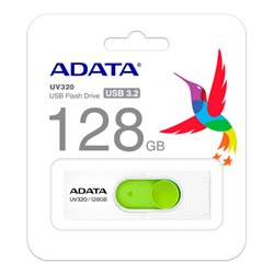 MEMORIA ADATA 128GB USB 3.1 UV320 BLANCA VERDE