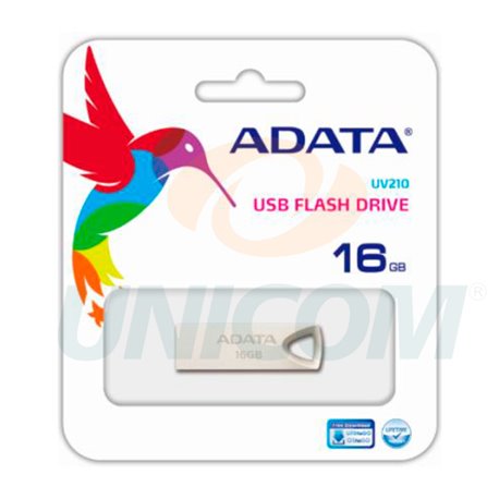 MEMORIA ADATA 16GB USB 2.0 UV210 METALICA