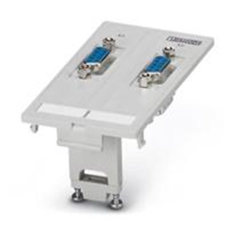 PLACA FRONTAL PHOENIX CONTACT - CON INSERTO DE CONTACTOS, 2 X D-SUB 9,