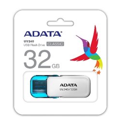 MEMORIA ADATA 32GB USB 2.0 AUV240-32G-RWH BLANCA