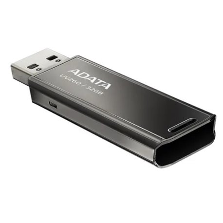 MEMORIA ADATA 32GB USB 2.0 PLATA METALICA AUV260-32G-RBK