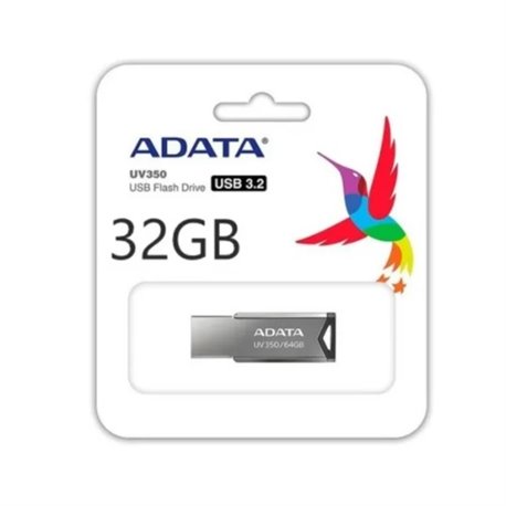 MEMORIA ADATA 32GB USB 3.2 METALICA AUV350-32G-RBK