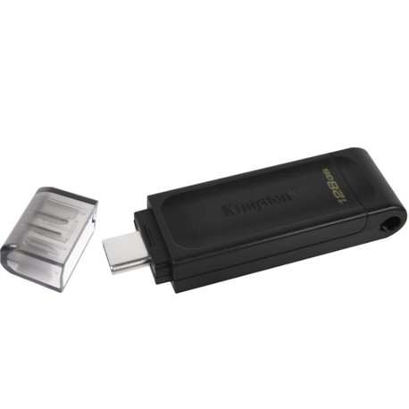 MEMORIA KINGSTON 128GB USB-C 3.2 GEN 1 DATATRAVEL 70 DT70/128GB NEGRO