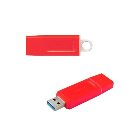 MEMORIA KINGSTON 32GB USB 3.2 ROJO GEN 1 DATATRAVEL EXODIA KC-U2G32-7GR