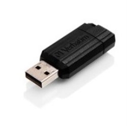 MEMORIA VERBATIM 16GB PINSTRIPE RETRACTIL VB49063 NEGRA