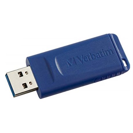 MEMORIA VERBATIM 8GB RETRACTIL VB97088 AZUL USB2.0