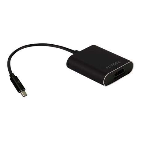 CONVERTIDOR USB TIPO C A HDMI ACTECK USB TIPO C MACHO - HDMI HEMBRA - NEGRO  USB C  HDMI  MACHO/HEMBRA