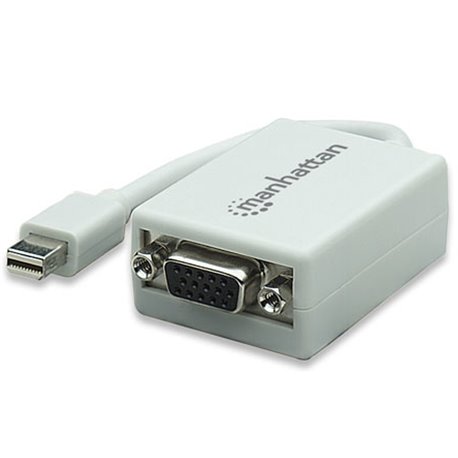 ADAPTADOR MANHATTAN MINI DISPLAYPORT M A VGA H BL