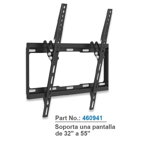 SOPORTE MANHATTAN PARA TV 32 A 55 PULG PARED 35KG AJUSTE VERTICAL PANTALLAS PLANAS 460941