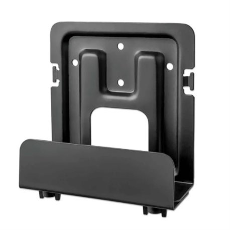 SOPORTE MANHATTAN P/PARED REPRODUCTOS MULTIMEDIA COMO APPLE TV  ROKU  47 - 76 MM ACERO NEGRO