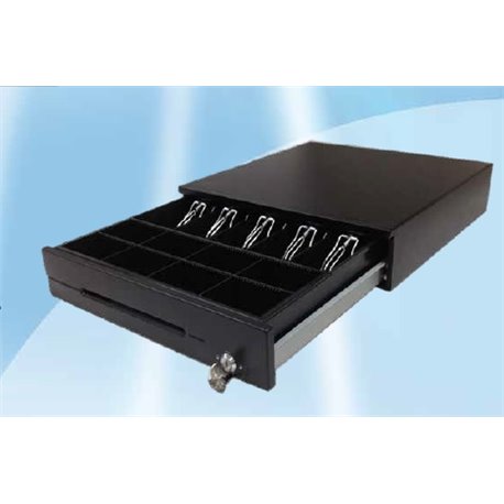 CAJON DE DINERO EC LINE EC-CD-200M 5 BILLETES 7- 8MONEDAS AJUSTABLE CABLE RJ11 - VOLTAJE REQUERIDO 24V