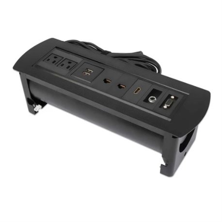 CAJA PARA MESA MANHATTAN CONEXION ENCHIFE/USB/HDMI/VGA/RED/AUDIO