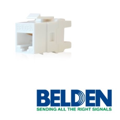 CONECTOR JACK BELDEN CAT6AX101320 BLANCO   RJ45 568A/B  KEYCONNECT