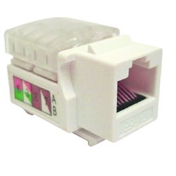 JACK DCM CAT6 KEYSTONE BLANCO