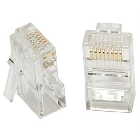 PLUG BROBOTIX RJ45 CAT5E 8 POSICIONES CAJA CON 100 PIEZAS