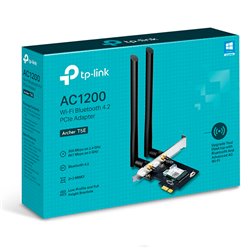 ADAPTADOR INALAMBRICO PCI EXPRESS TP-LINK ARCHER T5E AC1200 2.4GHz 300Mbps y 5GHz 867 Mbps BLUETOOTH 4.2 2 ANTENAS