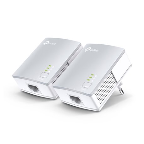 KIT (2 PIEZAS) ADAPTADOR TPLINK ETHERNET TL-PA4010  NANO POWER LINE AV600 DE 600 MBPS