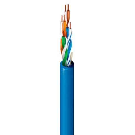 BOBINA BELDEN CABLE UTP CAT5E AZUL 1583A 006U1000/305 MTS/ 24AWG 100% COBRE INTERIOR IDEAL PARA CCTV O REDES. CERTIFICADO UL 100