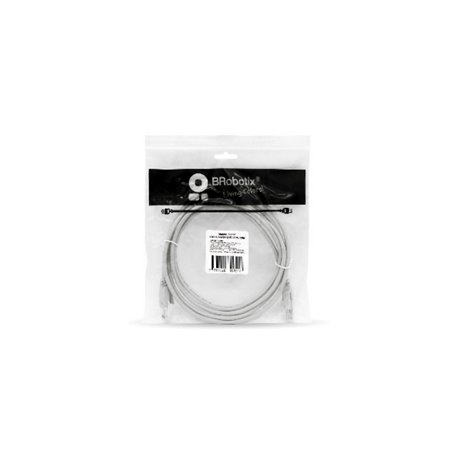 CABLE BROBOTIX DE PATCH RED  CAT6 UTP  GRIS  2.0 M (6.6 FT)