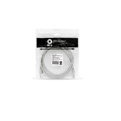 CABLE BROBOTIX DE PATCH RED  CAT5E  UTP  GRIS  3.0 M (10 FT)