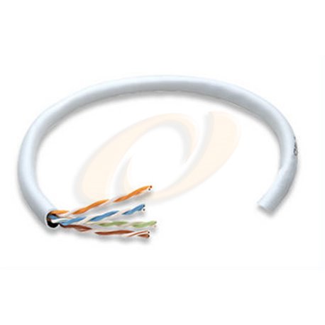 BOBINA INTELLINET UTP CAT 5E 305M CERTIFICABLE BLANCO
