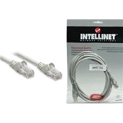 CABLE PATCH INTELLINET CAT 6 1M GRIS
