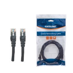 CABLE PATCH CAT 6   1.0M( 3.0F) UTP NEGR